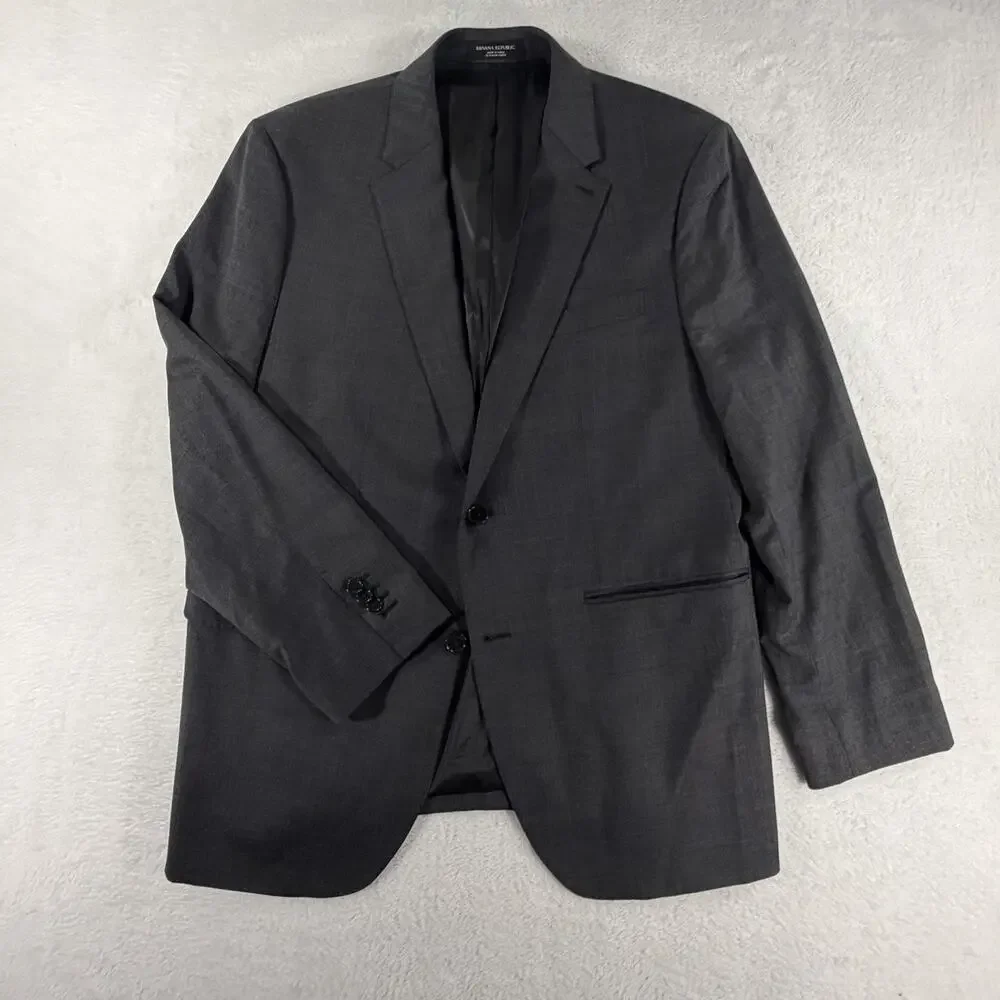Banana Republic Blazer Mens 42S Sport Coat Tailored Slim Reda Flexo Suit Jacket